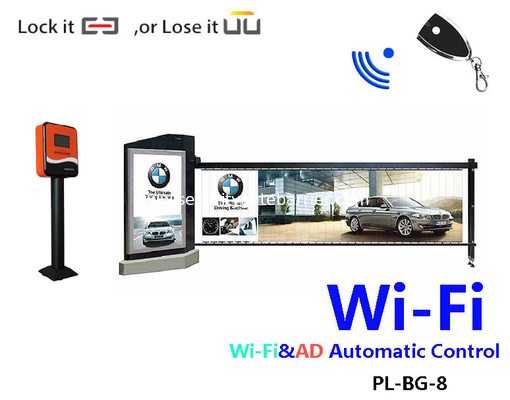 Wi-Fi&Advertisement, porta exterior automática da barreira do tráfego do aeroporto 1,3,5s para o anúncio, PL-BG-8